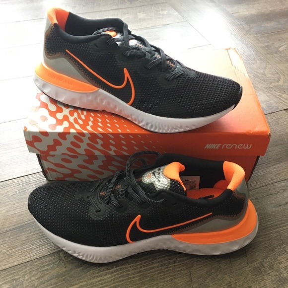 Black Orange Nike Renew Run Shoes Nib 